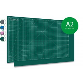 Tapis de découpe auto-cicatrisant A2-45x60cm VERT