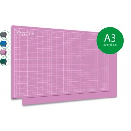 Tapis de découpe auto-cicatrisant A3-30x45cm ROSE