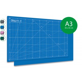 Tapis de découpe auto-cicatrisant A3-30x45cm BLEU