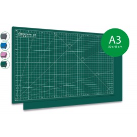 Tapis de découpe auto-cicatrisant A3-30x45cm VERT