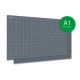Kit de couture Tapis de découpe ROSE A1 (60x90cm), cutter rotatif 45mm et règle patchwork 15x60cm