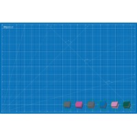 Tapis de découpe auto-cicatrisant A1-60x90cm BLEU