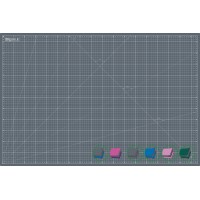 Tapis de découpe auto-cicatrisant A1-60x90cm GRIS